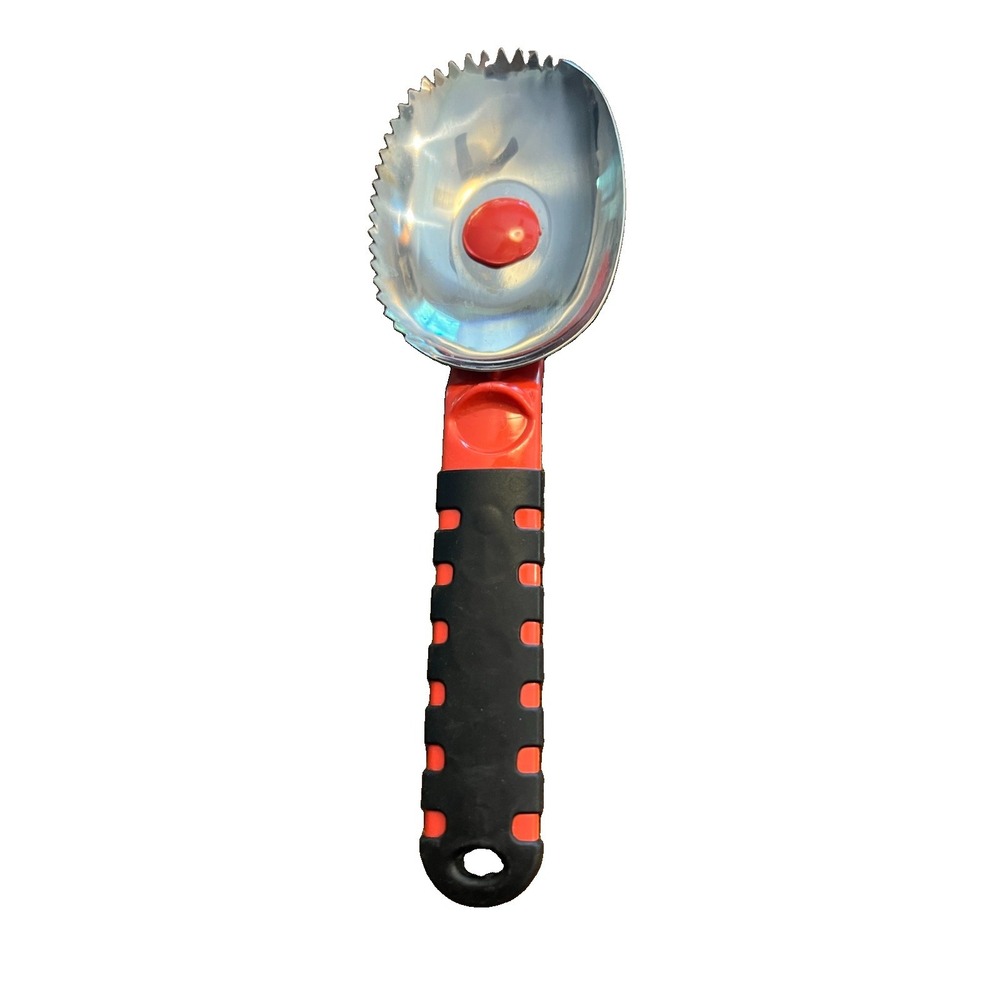 Pumpkin Masters Premium Pumpkin Scoop Stainless Steel Serrated Edge Carving Tool
